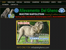 Tablet Screenshot of delgheno.com